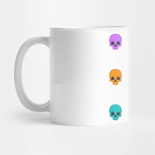 Mosaic of Rainbow skulls Mug